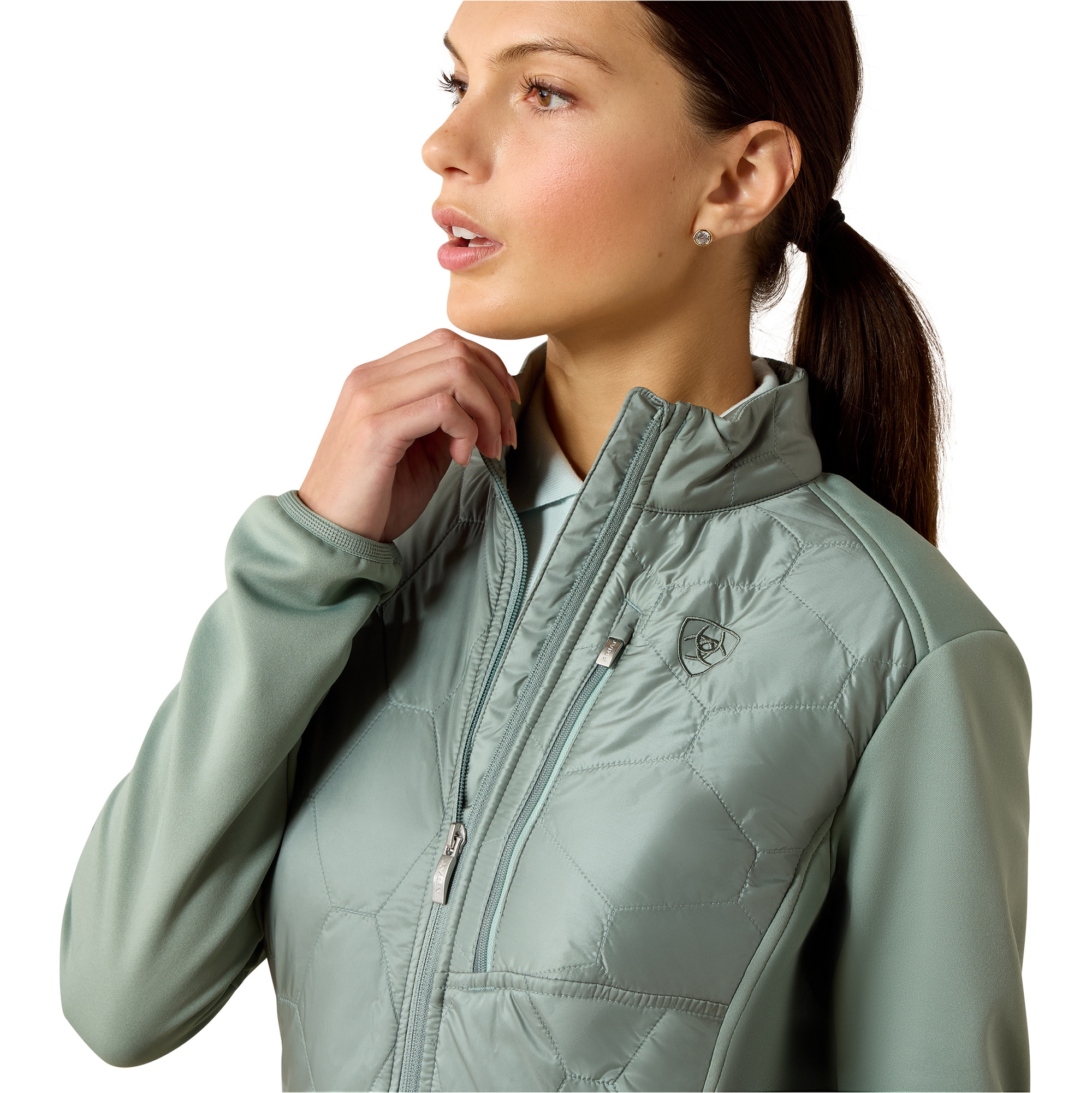 2026 Ariat Damen Fusion Insulated Jacke 10071502 - Chinois Green